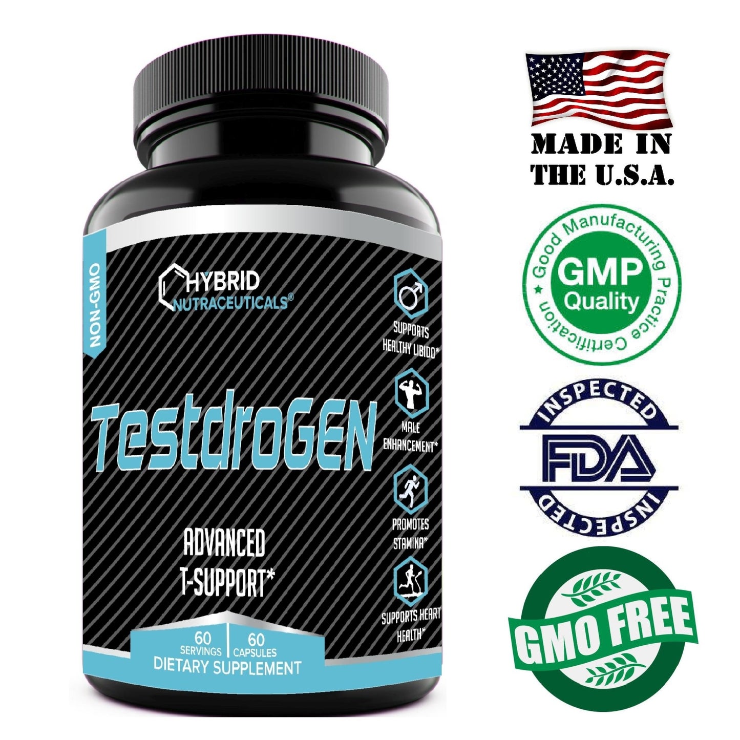 TestdroGEN Testosterone Booster & Estrogen Blocker