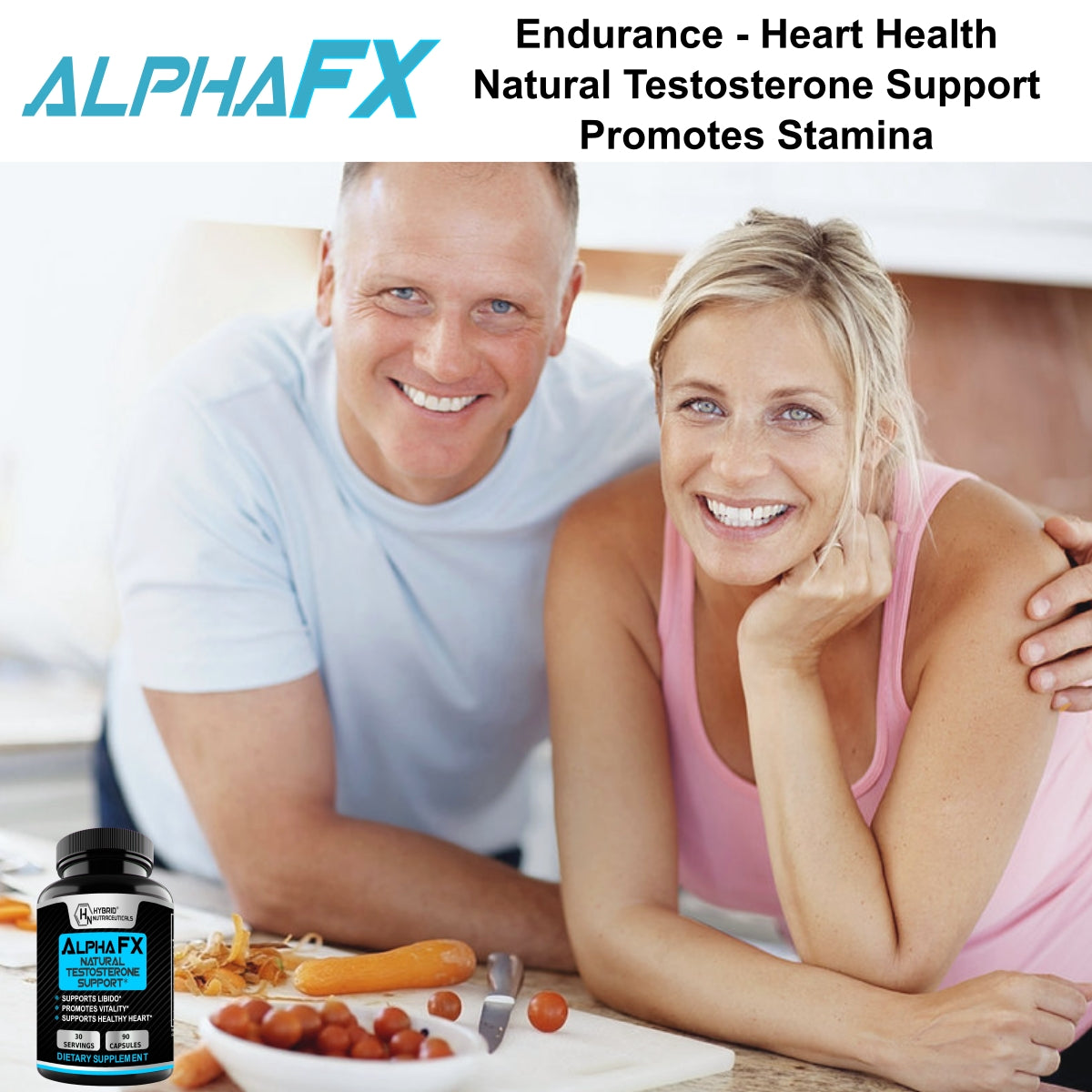 AlphaFX Natural Test Booster Estrogen Blocker