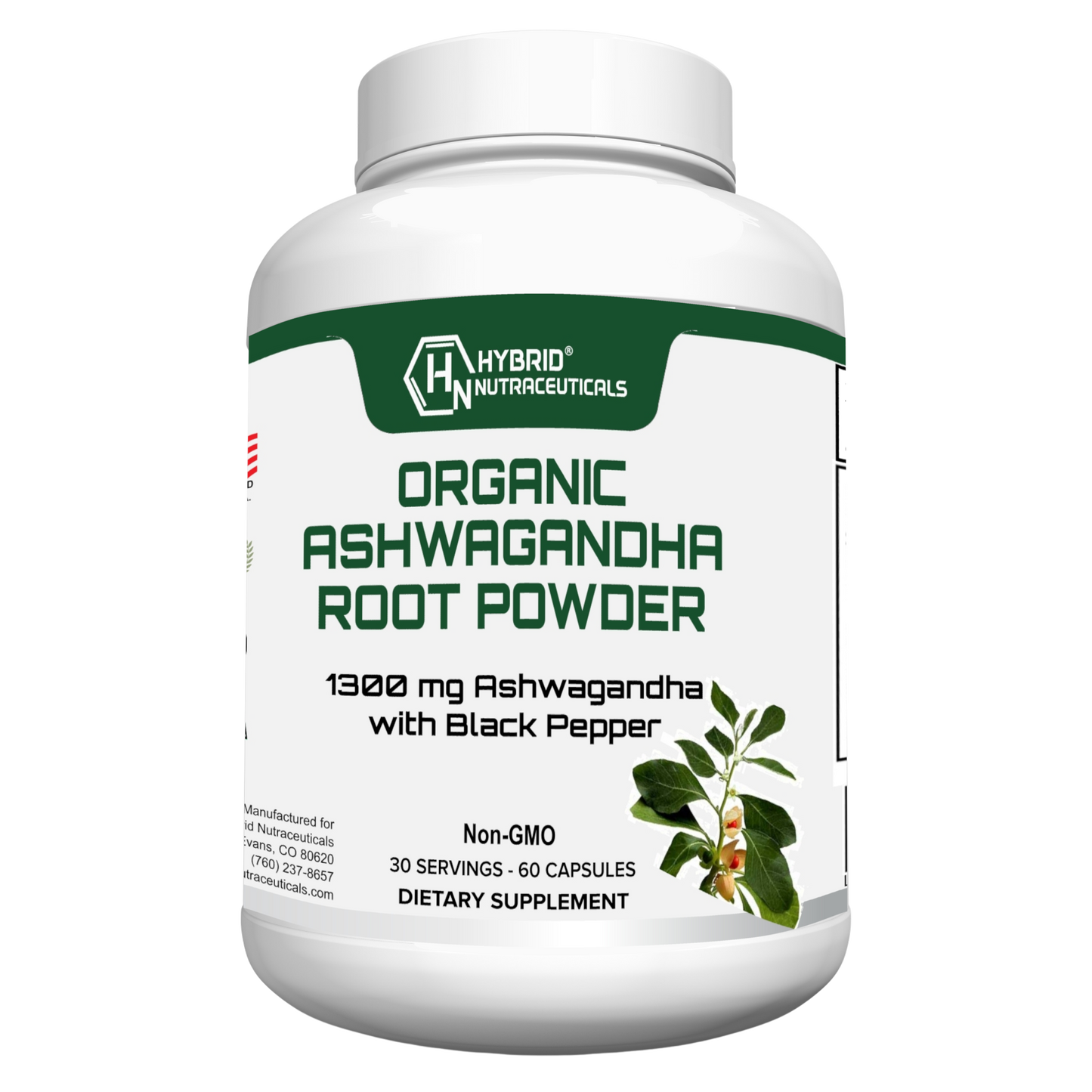 ORGANIC Ashwagandha - Stress, Memory, Anxiety, Endurance