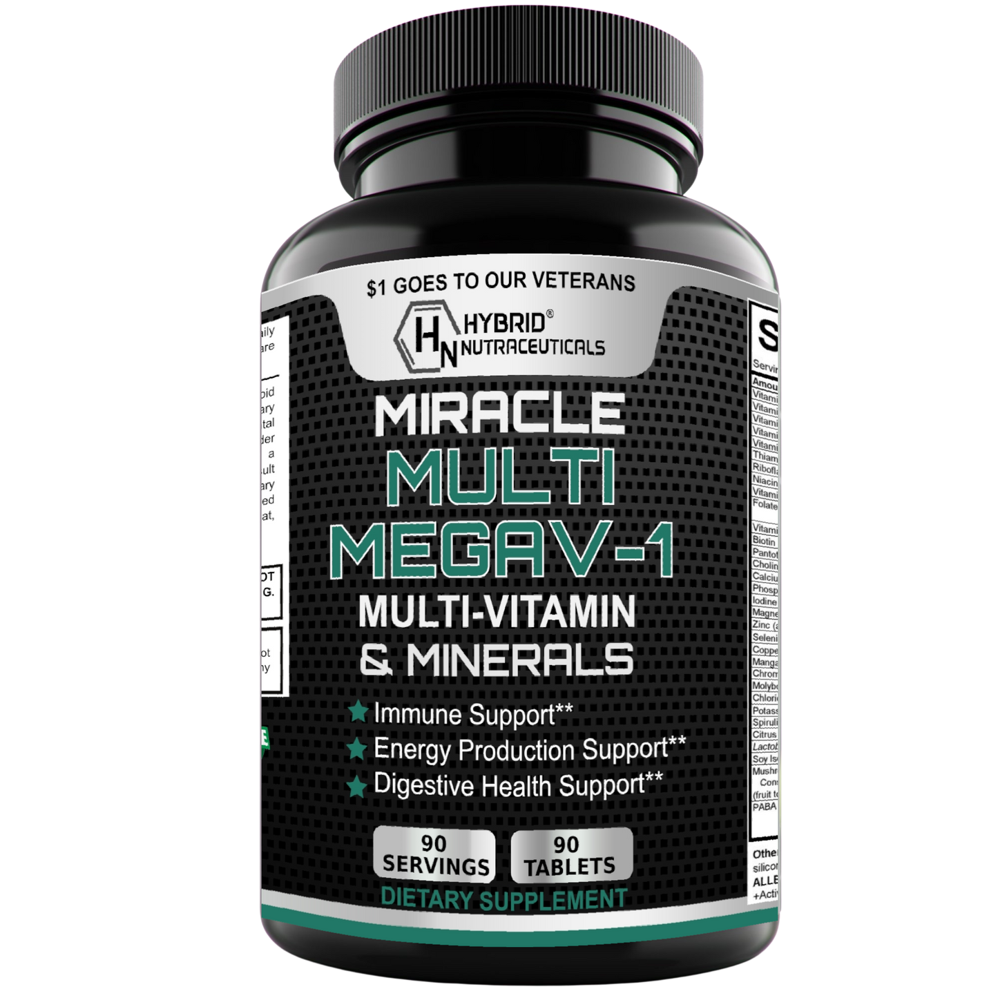 MEGAV-1 Multi-Vitamin, Superfood & Minerals - 90 Tablets