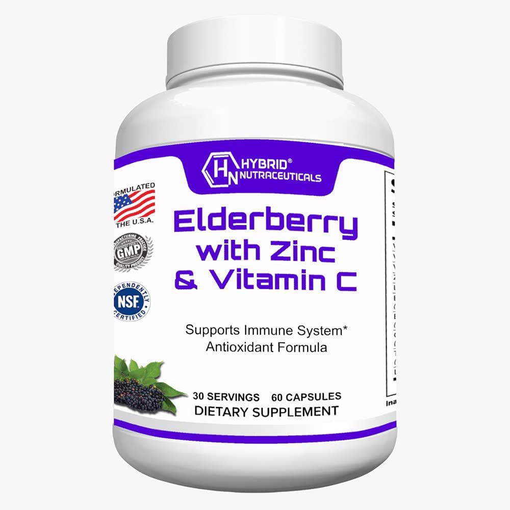 Black Elderberry Capsules, Immune Support - 60 Capsules