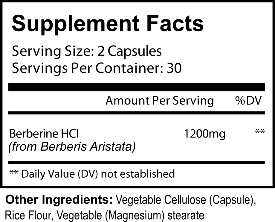 Berberine 1200mg