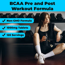 Hybrid BCAA Tablets 1000mg - 2:1:1 Extra Strong Branched Chain Amino Acids Supplements
